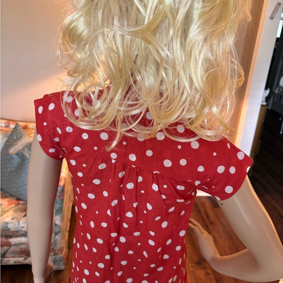 MARC JACOBS ADORABLE RED & WHITE POLKA DOT TOP IN GREAT CONDITION. - Picture 2 of 10